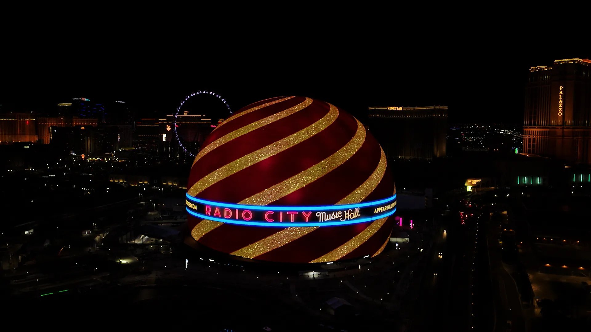 Radio City Rockettes content on the Exosphere