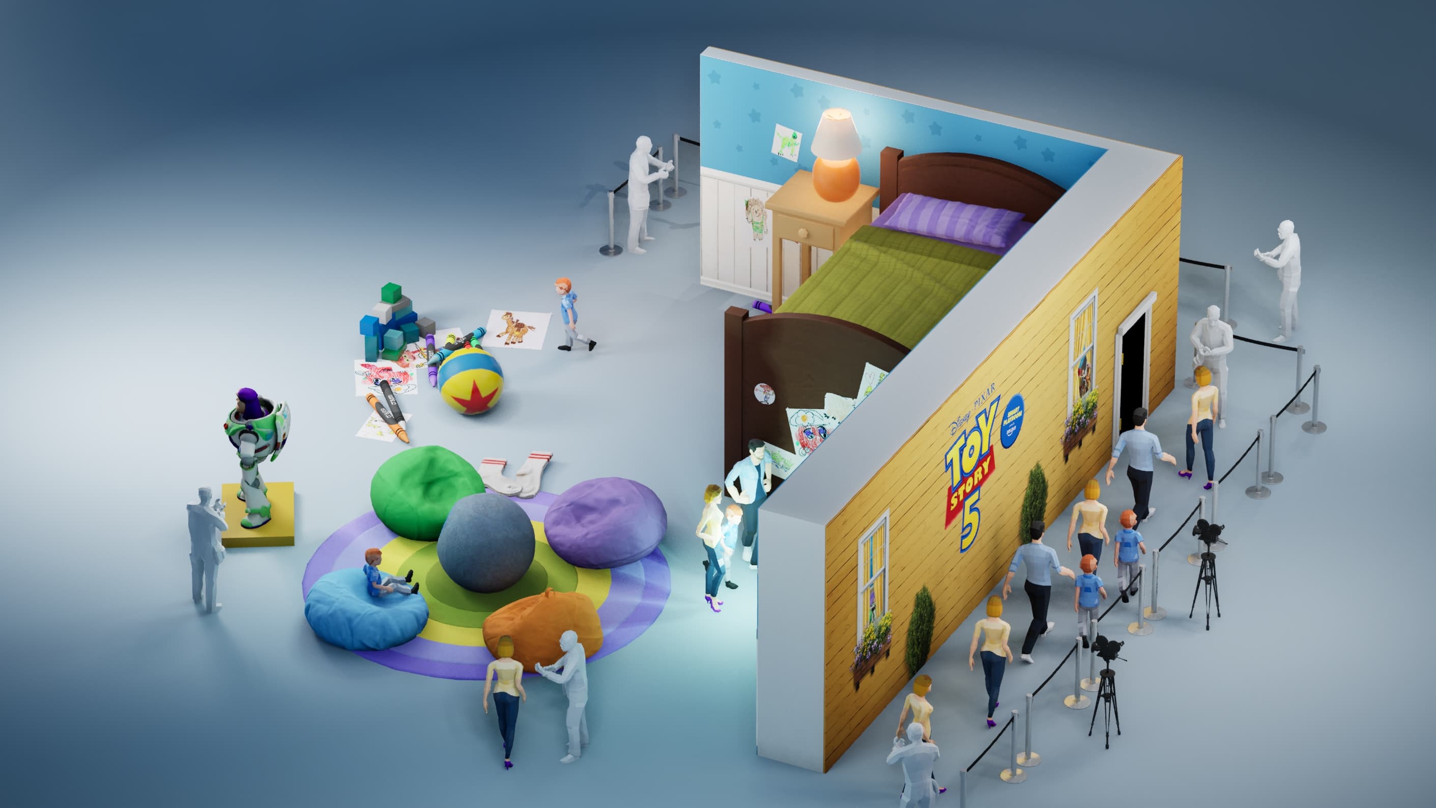 Concept render of the Smart Playroom
