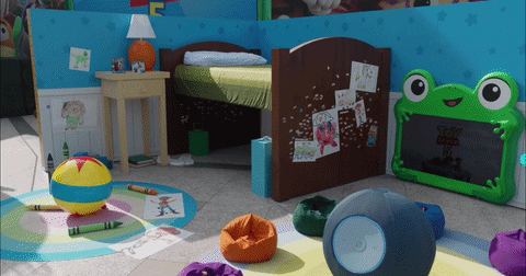 Inside the playroom